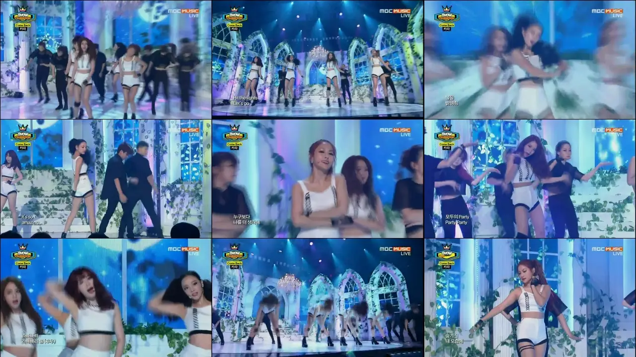 [컴백] 카라(Kara) - 맘마마아(Mamma Mia) - 140820 쇼 챔피언