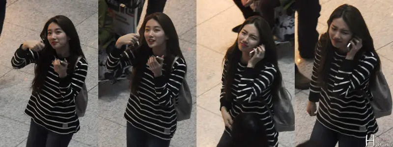 140113 인천공항 출국 수지(미쓰에이) 직찍