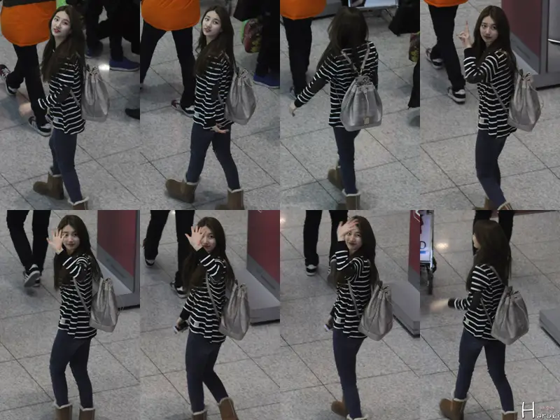 140113 인천공항 출국 수지(미쓰에이) 직찍