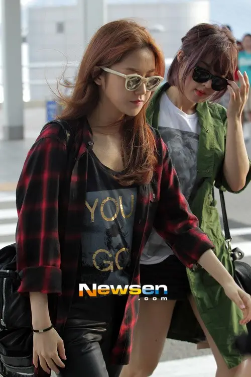 포미닛 130830 인천공항 출국 기사사진.jpg