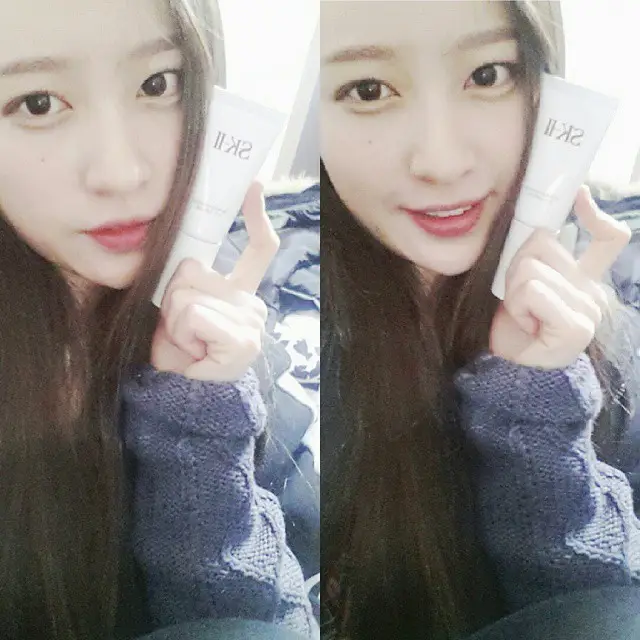 하니(EXID) 150130 인스타그램 - 촉촉하닷.....♡