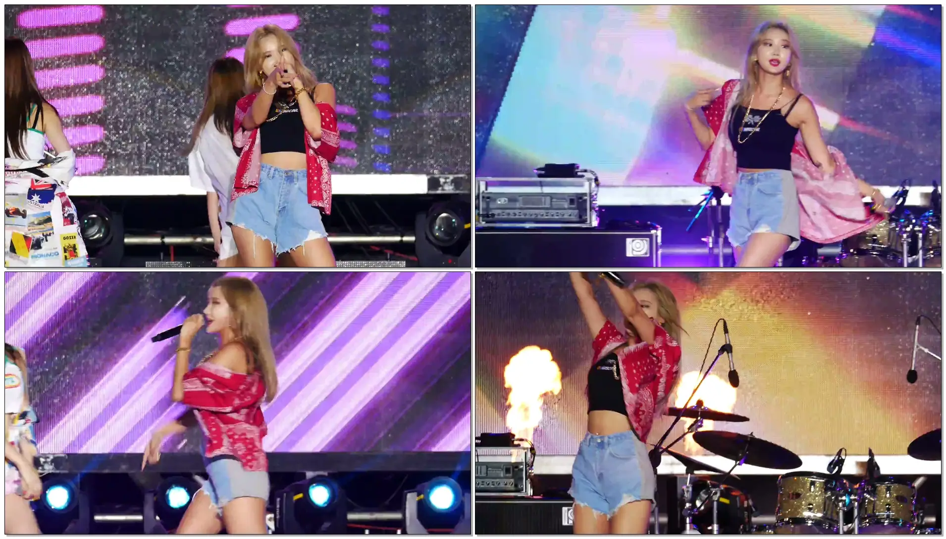 180726 EXID 거제 더 블루 콘서트 위아래(UP&DOWN) - 엘리(LE) 직캠(fancam)