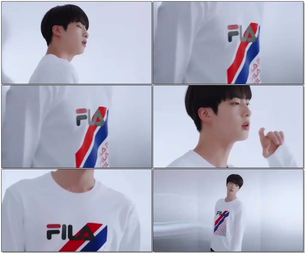 FILA 영상속 방탄소년단 진