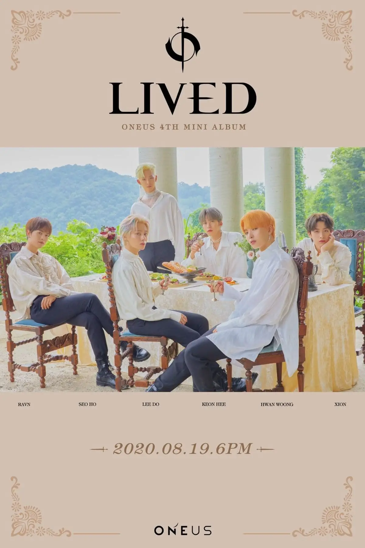 [#ONEUS]  4TH MINI ALBUM ‘LIVED’  2020.08.19 6PM RELEASE✔  ? ONEUS CONCEPT PHOTO ?  #원어스 #COME_BACK #LIVED