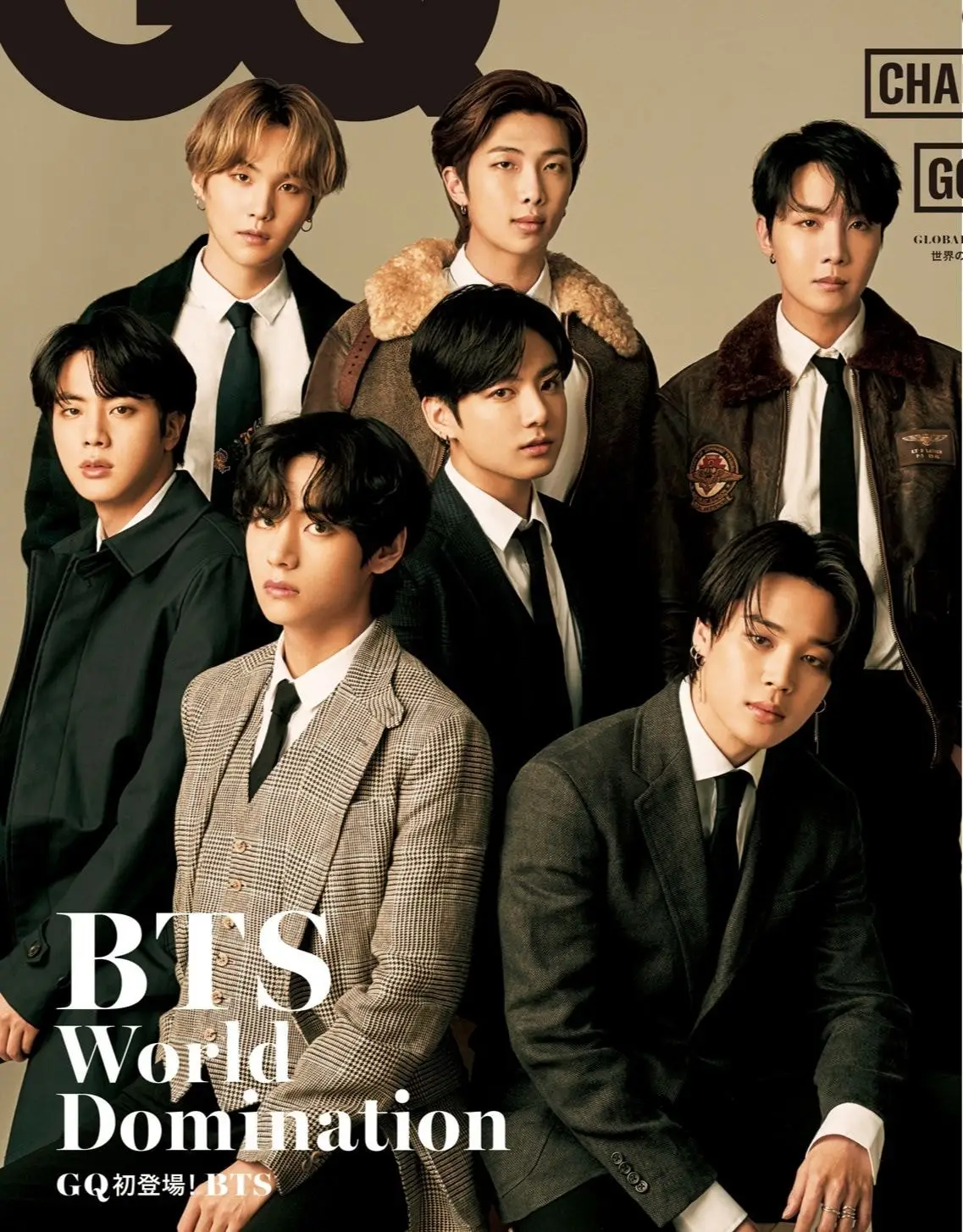 방탄소년단 GQ JAPAN 10월호 화보 전체샷