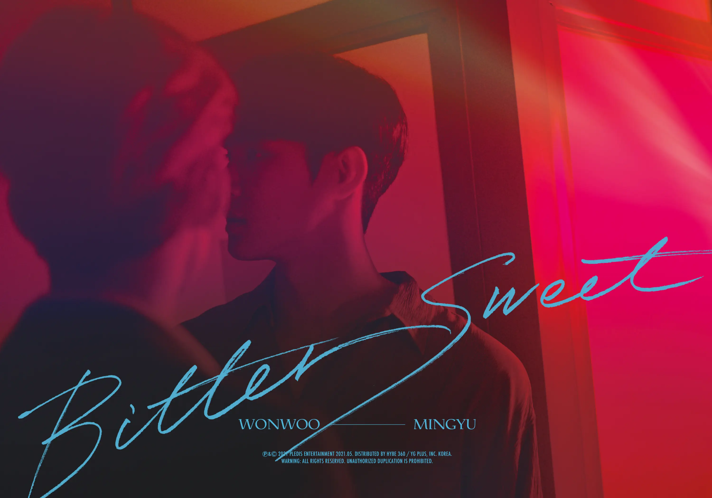 세븐틴(SEVENTEEN) <Bittersweet>Teaser Poster 원우(WONWOO) X 민규(MINGYU)