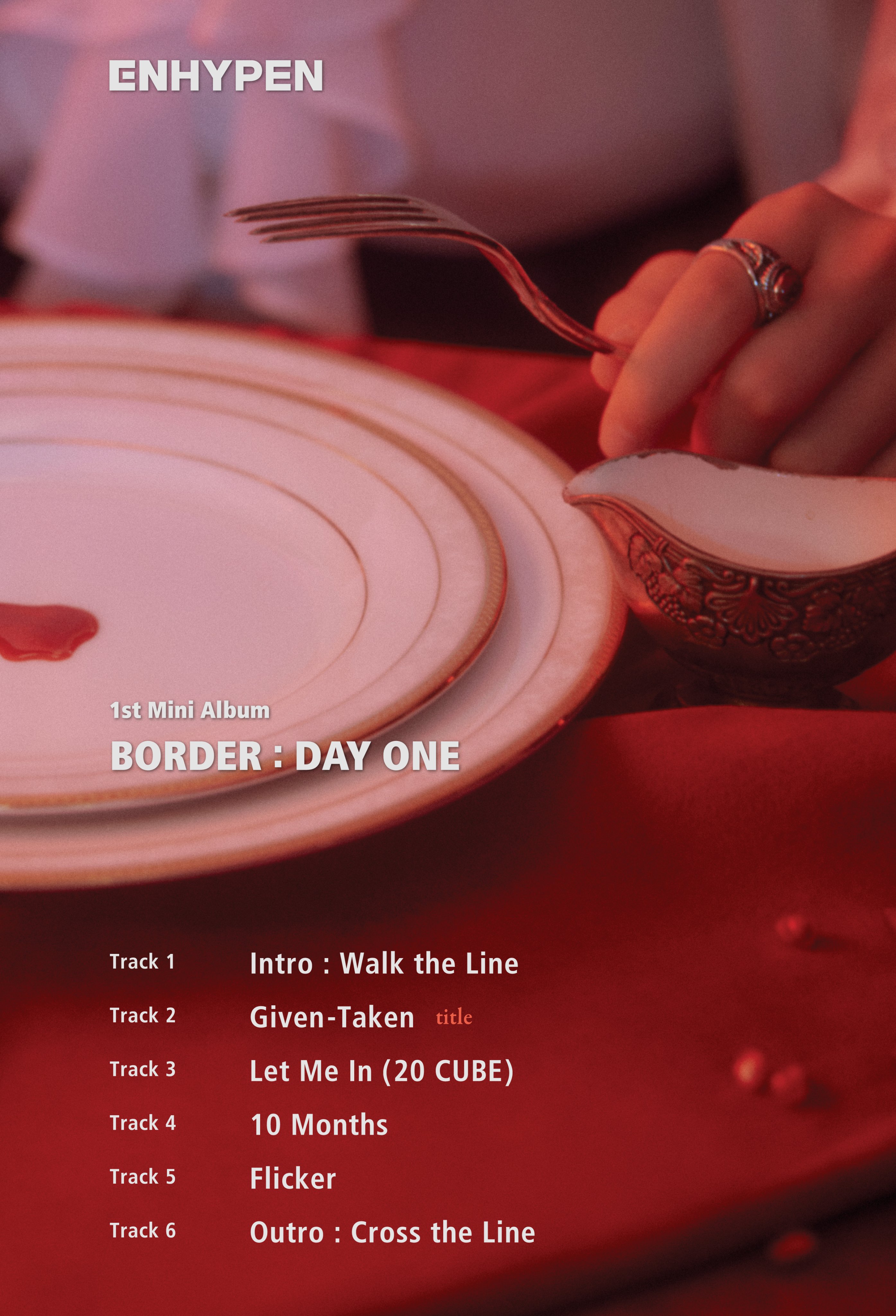엔하이픈 (ENHYPEN) 1st Mini Album BORDER : DAY ONE 트랙리스트