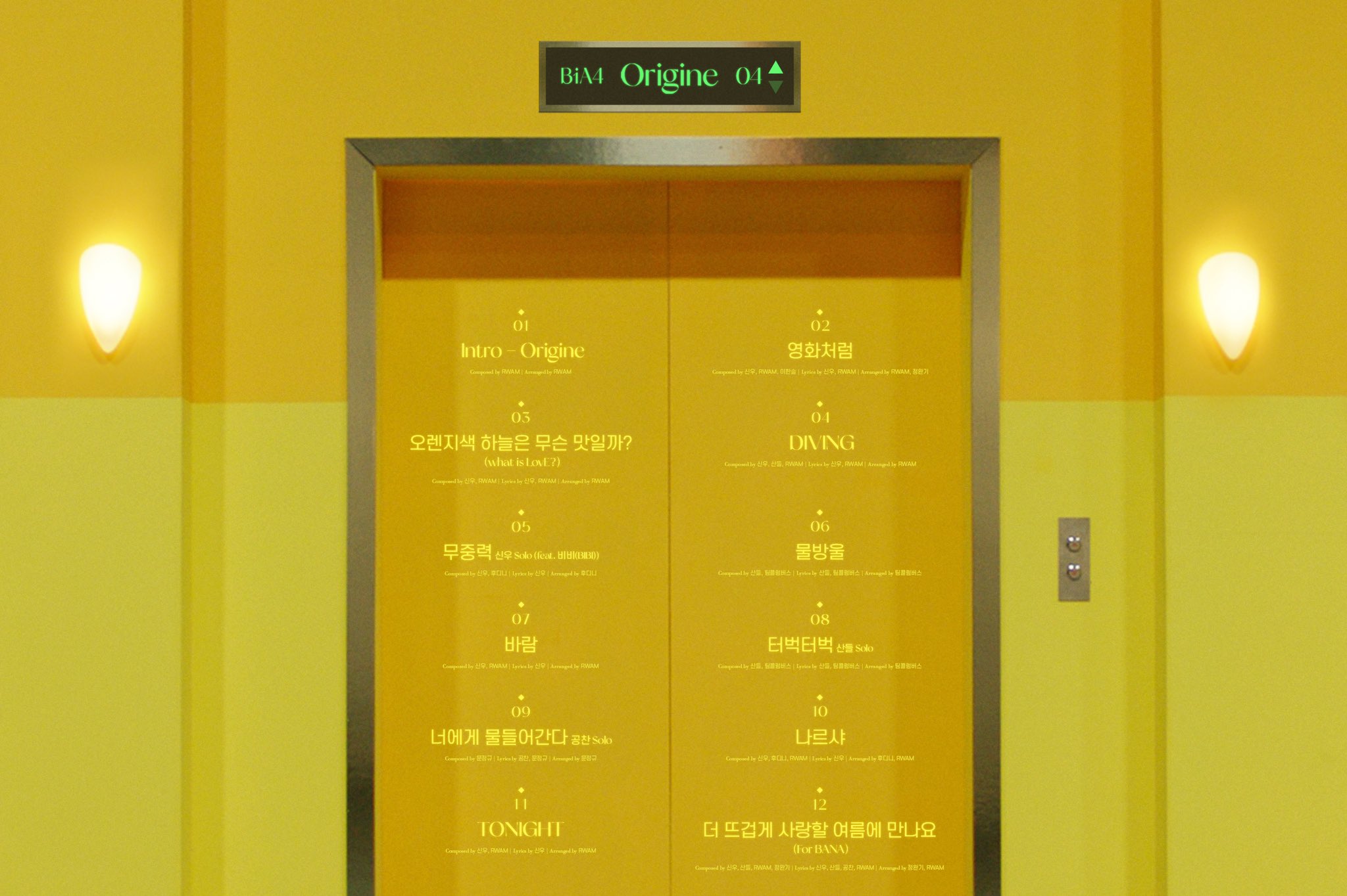 B1A4 4th Album ‘영화처럼’ TRACK LIST