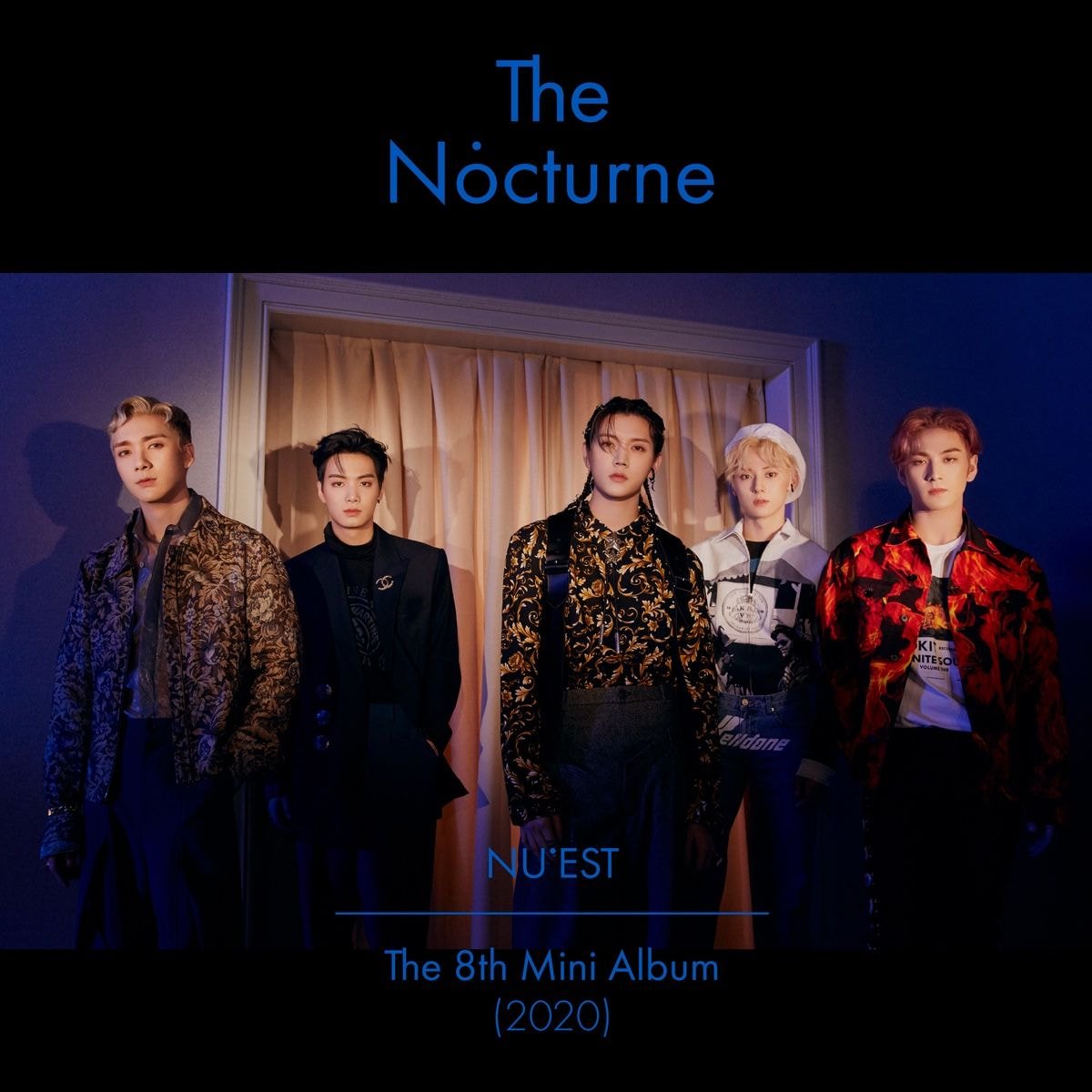 뉴이스트 NU'EST The 8th Mini Album <The Nocturne> Cover Image