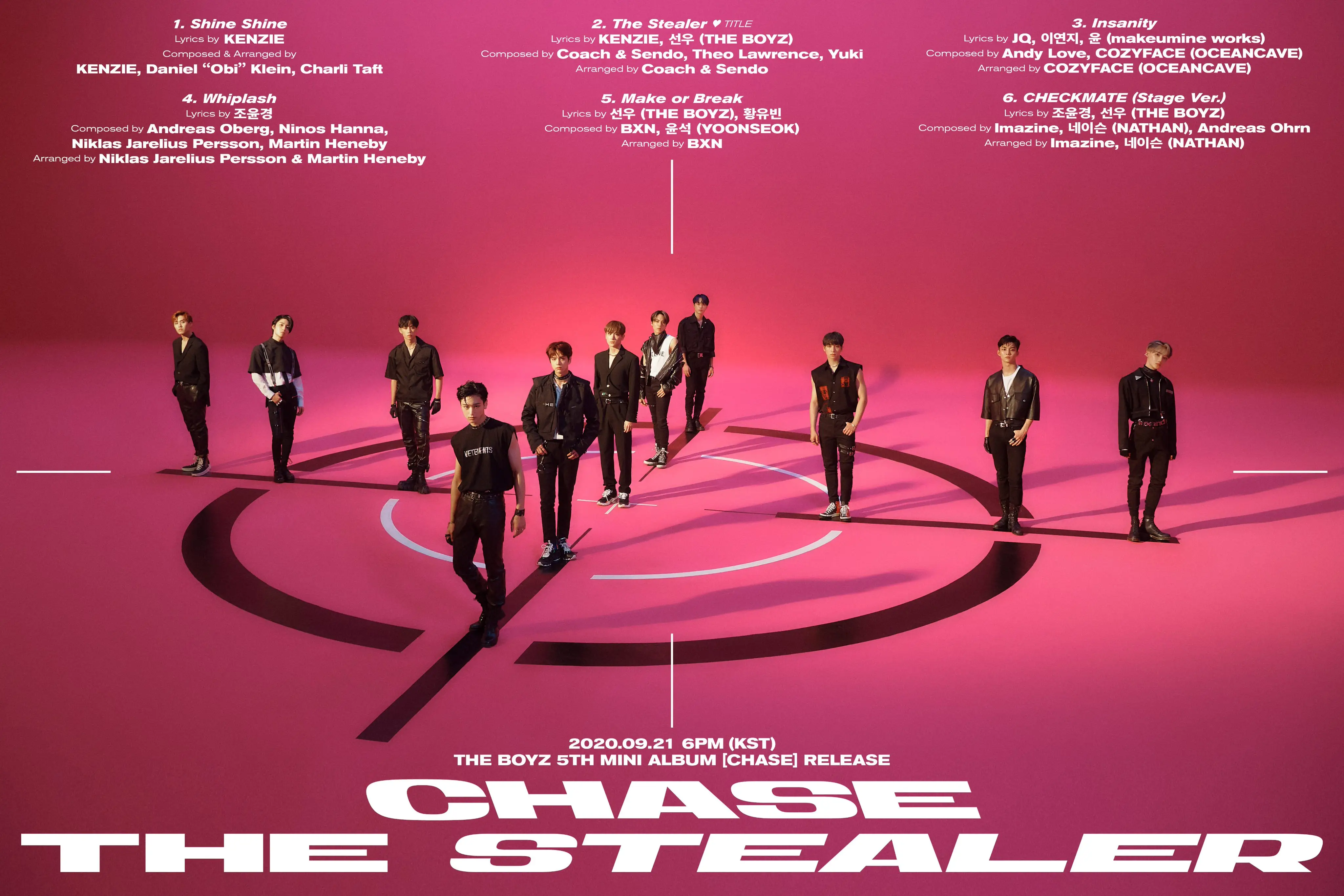 더보이즈(THE BOYZ) 5TH MINI ALBUM [CHASE] 트랙리스트