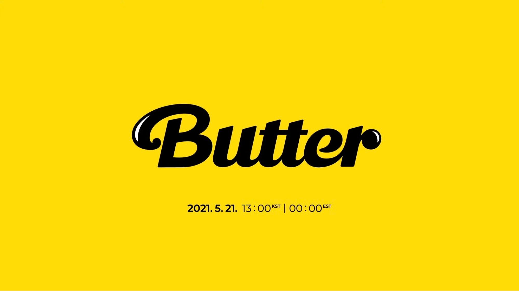 방탄소년단 디지털 싱글 Butter 21.05.21 13시 발매