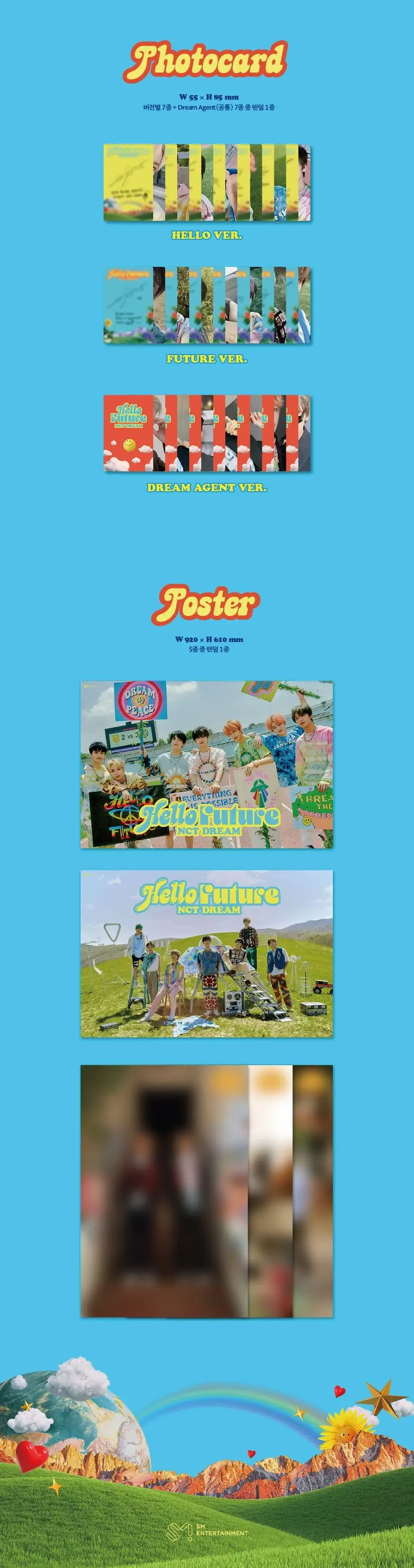 NCT DREAM 엔시티 드림 The 1st Album Repackage 〖Hello Future〗 앨범 사양