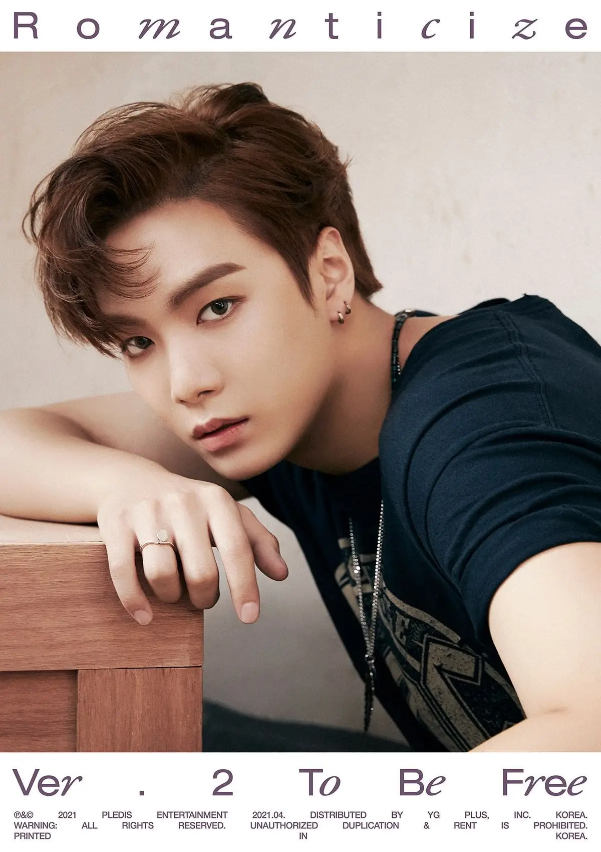 뉴이스트 NU'EST The 2nd Album 'Romanticize' #1 Official Photo # JR