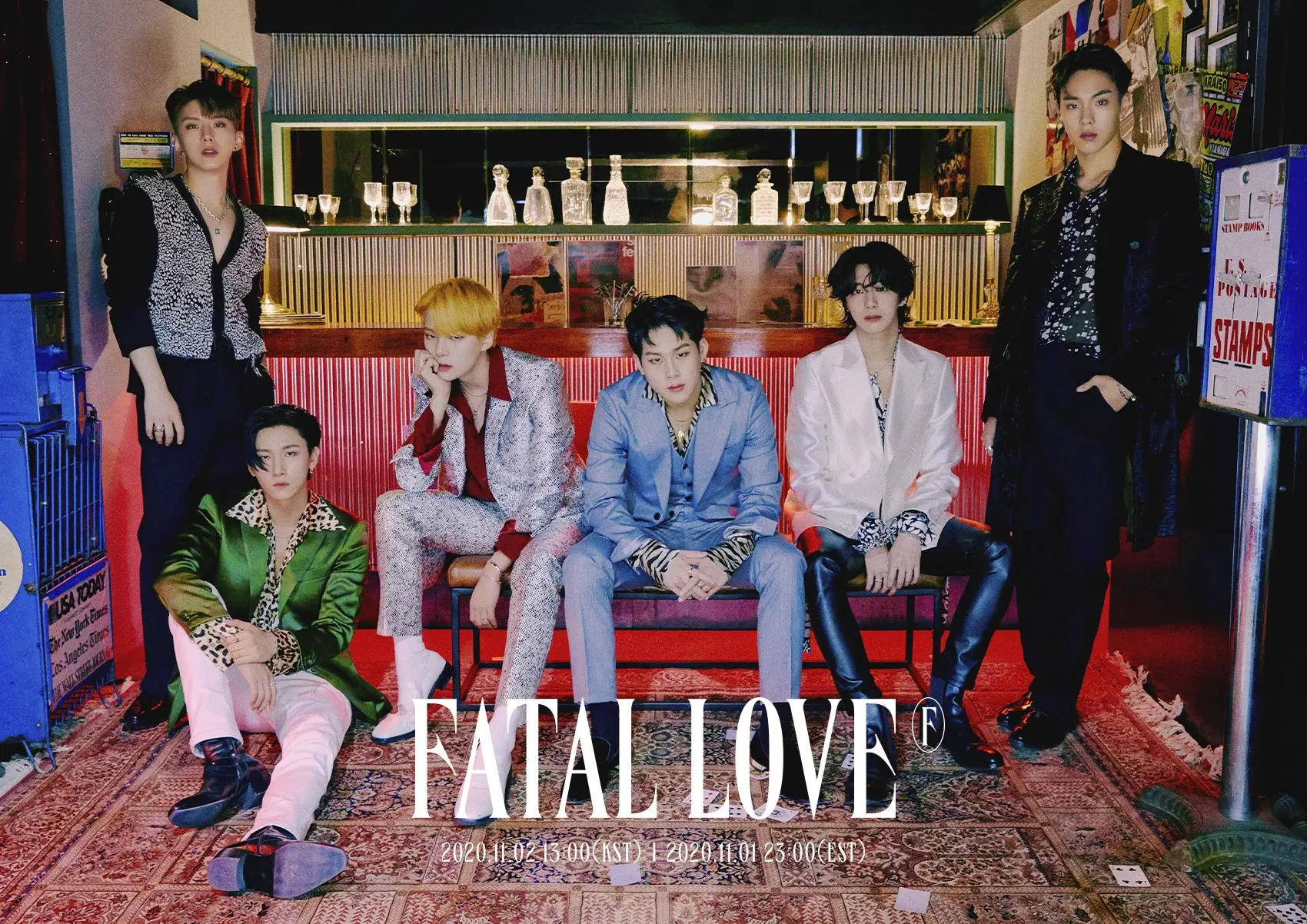 몬스타엑스 정규3집 ＜FATAL LOVE＞ 컨셉포토 ver.2 단체사진 + 유닛사진