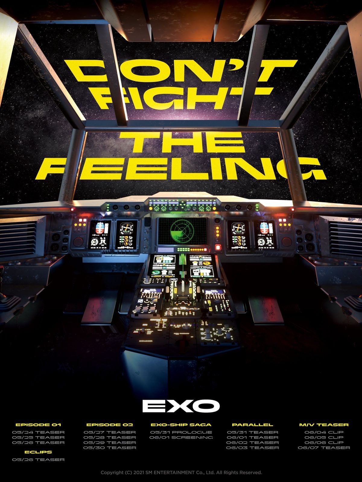 EXO 엑소 Special Album [DON'T FIGHT THE FEELING] ? 2021.06.07. 6PM KST
