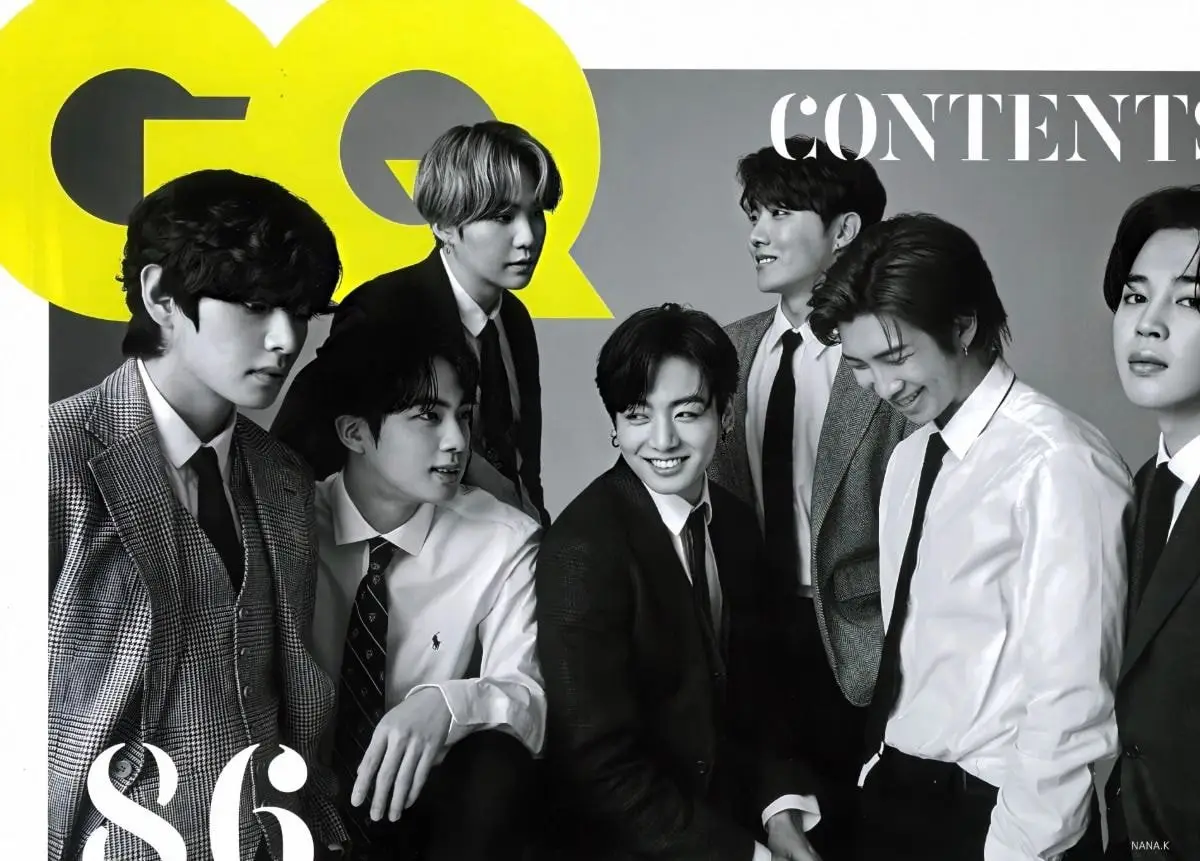 방탄소년단 GQ JAPAN 10월호 화보 전체샷