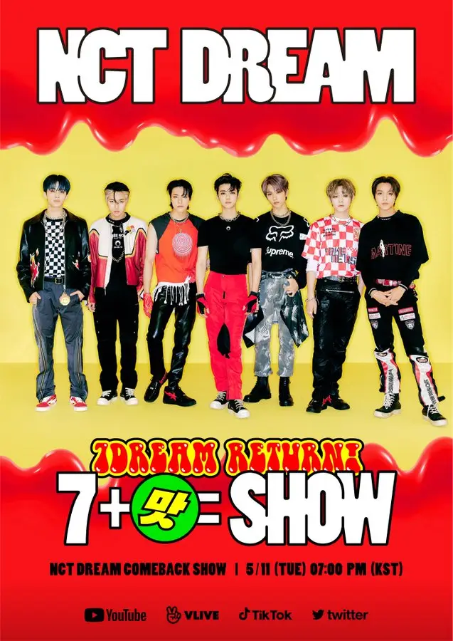 NCT DREAM 엔시티 드림 COMEBACK SHOW [7DREAM RETURN! 7+맛=SHOW]