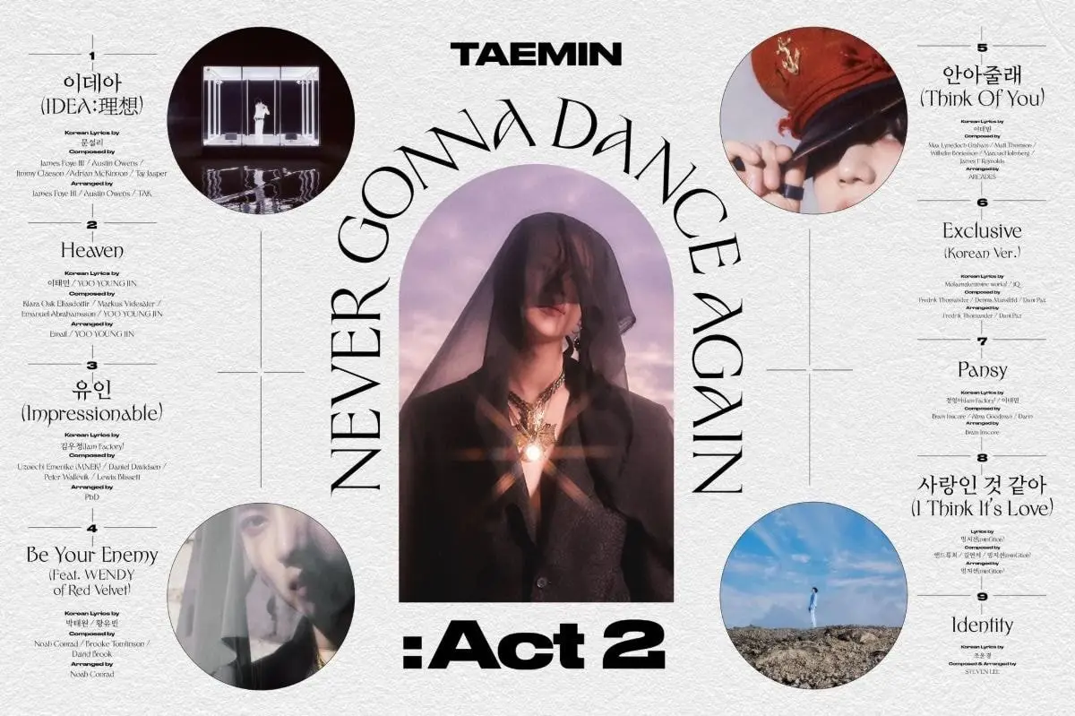 태민 정규 3집 [Never Gonna Dance Again : Act 2] 트랙리스트