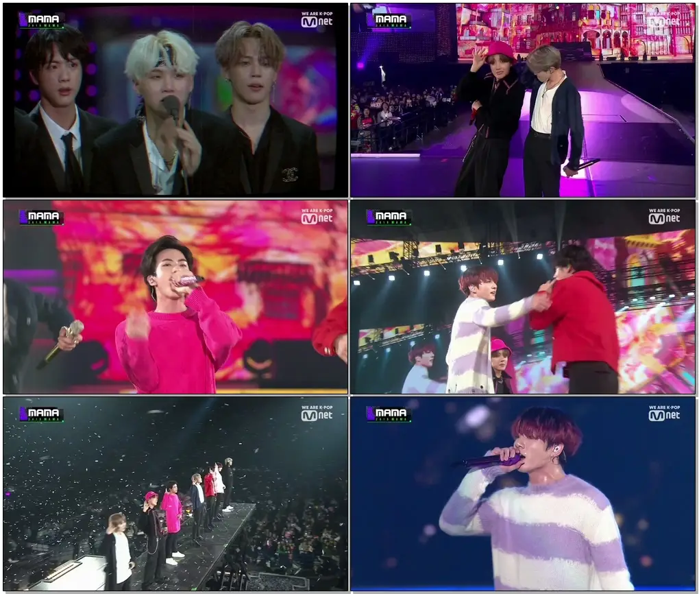 [2019 MAMA] BTS(방탄소년단) - Boy With Luv(작은 것들을 위한 시) + Mikrokosmos(소우주)