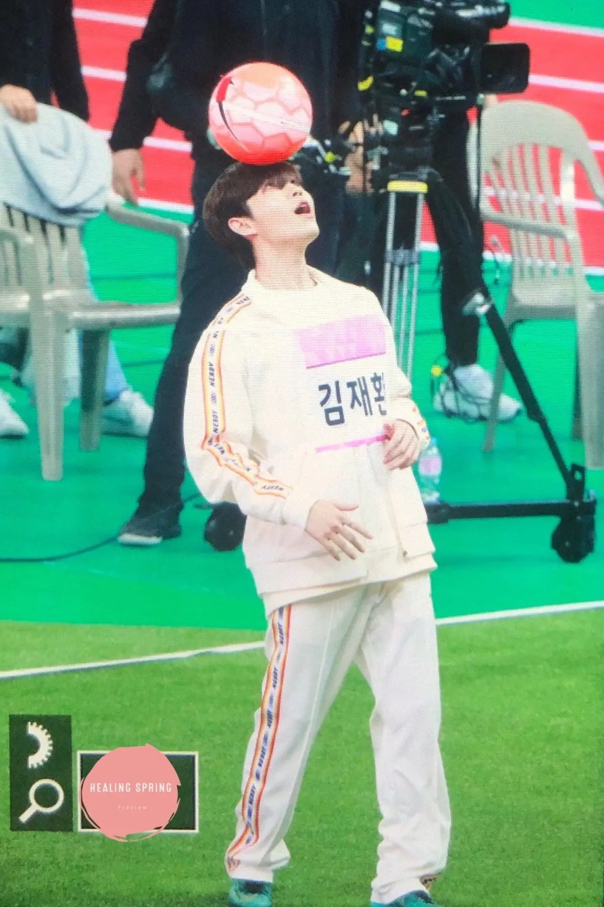 오늘 아육대에서 승부차기 한 #김재환