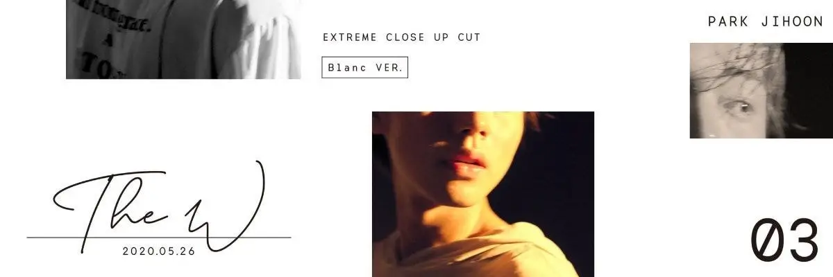 박지훈 3rd MINI ALBUM [The W] TEASER IMAGE Blanc VER. EXTREME CLOSE UP CUT