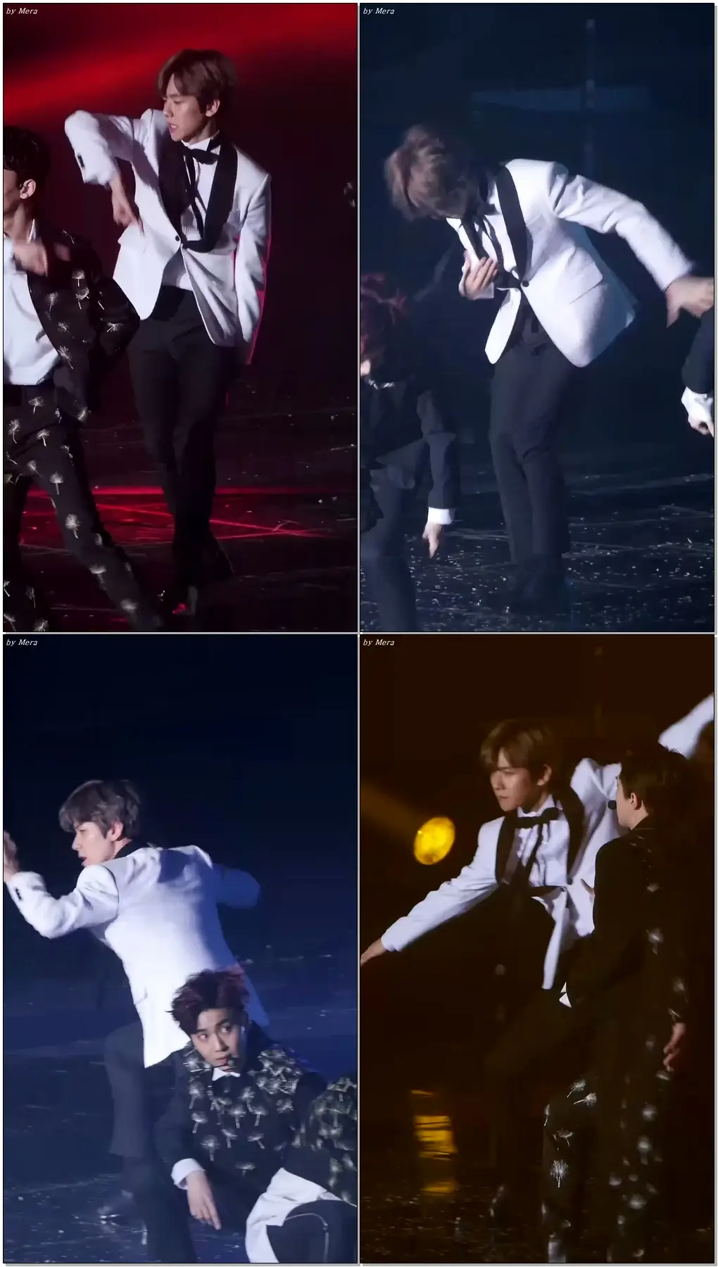 161226 엑소 (EXO) - Monster (몬스터) 음향사고 당황하는 [백현] BAEKHYUN 직캠 Fancam (2016 가요대전) by Mera