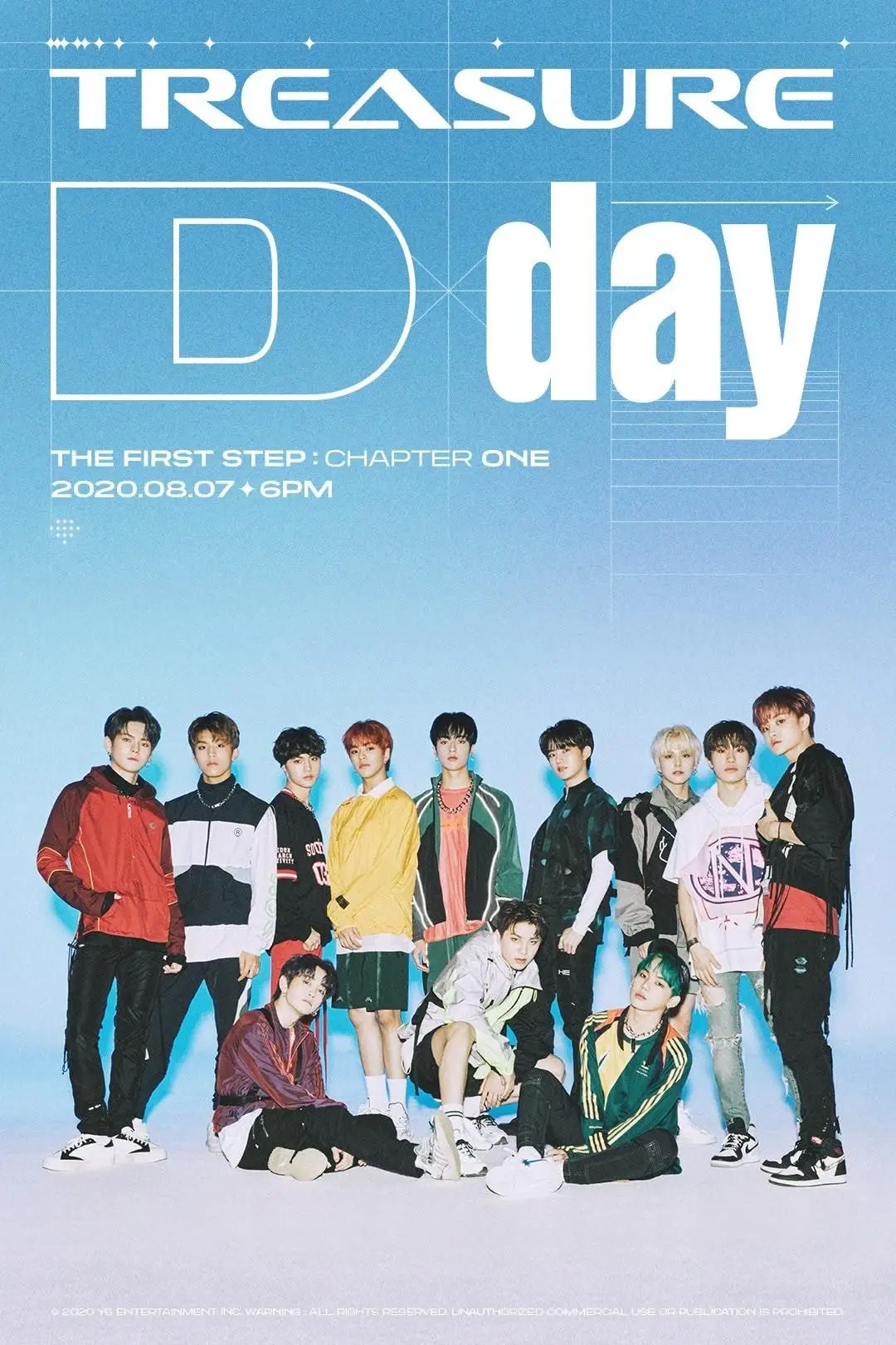 트레저 TREASURE - ‘THE FIRST STEP : CHAPTER ONE’ D-DAY POSTER