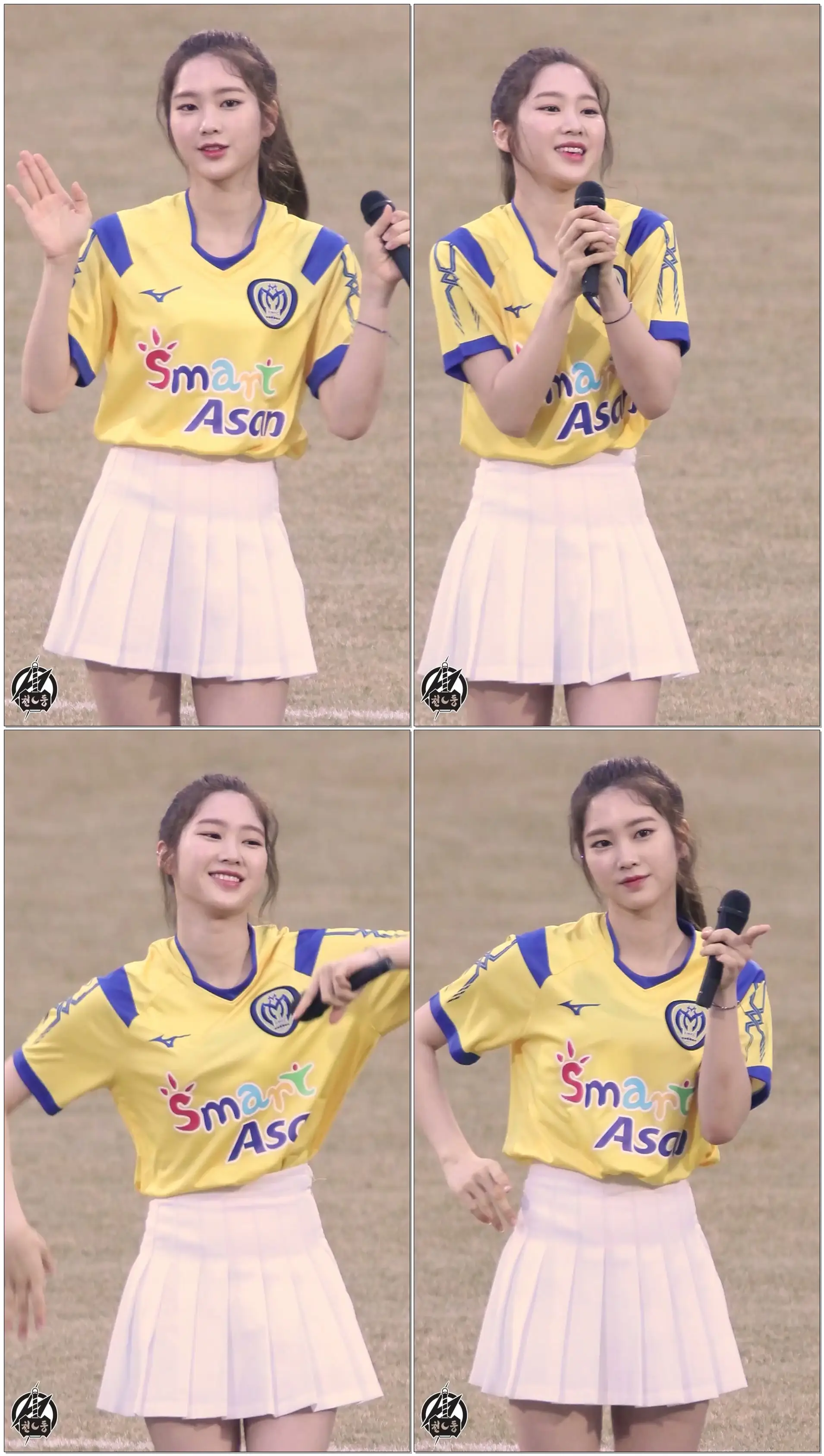 180304 오마이걸 지호 직캠 '내 얘길 들어봐' A-ing OH MY GIRL JIHO Fancam @축구 하프타임 공연 @아산 이순신 종합운동장 By 천둥
