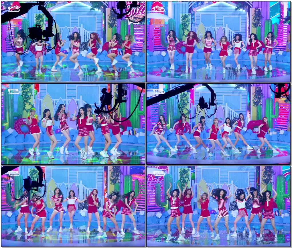 체리블렛 '알로하오에' 풀캠 (Cherry Bullet 'Aloha Oe' Full Cam)│@SBS Inkigayo_2020.08.09