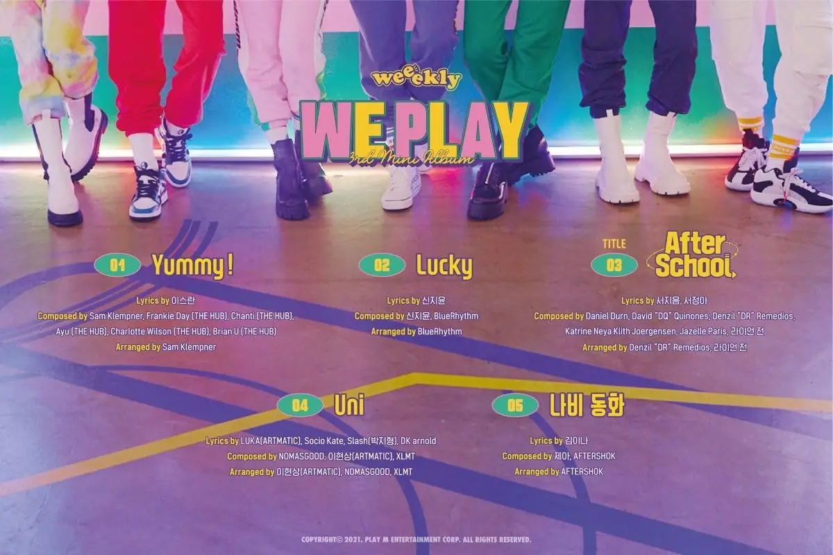 Weeekly(위클리) 3rd Mini Album [We play] 트랙리스트