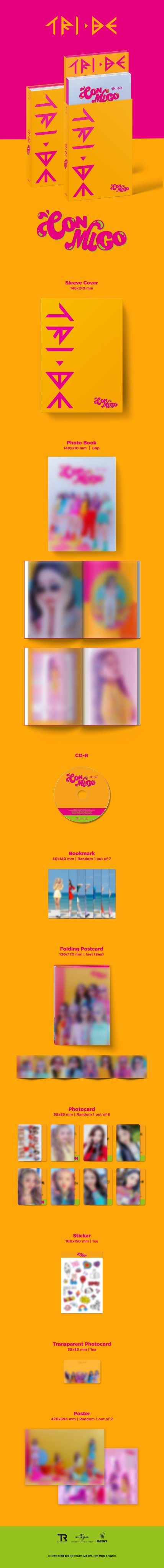 트라이비 TRI.BE 2nd Single Album [CONMIGO] 트랙리스트 / 앨범프리뷰