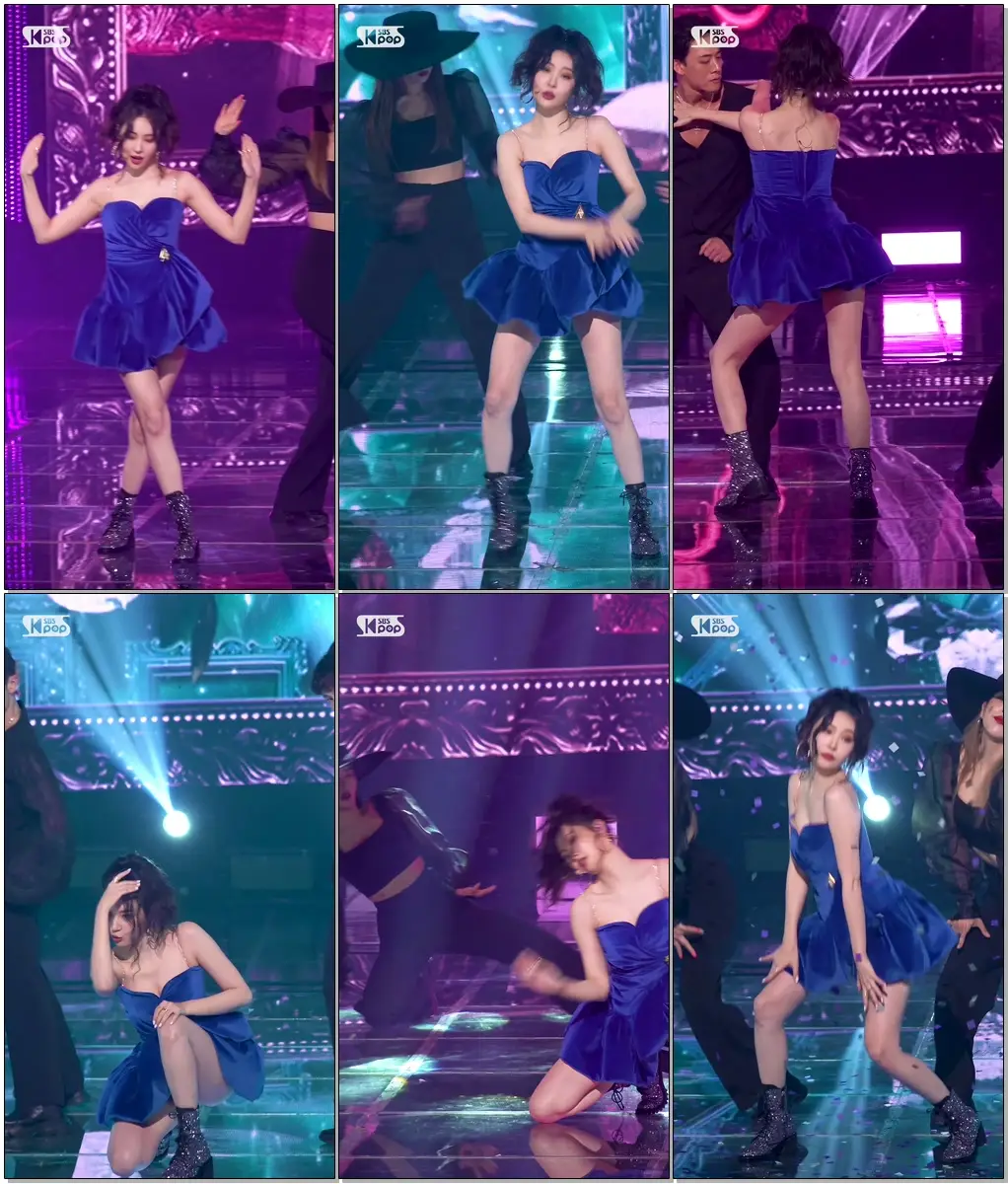 선미 '보라빛 밤' (SUNMI 'pporappippam' FanCam)│@SBS Inkigayo_2020.7.12