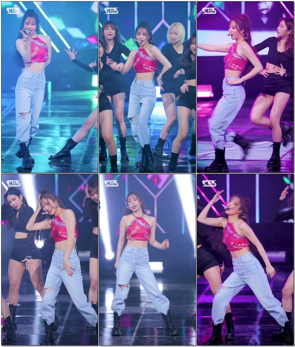 #YOUHA #Abittipsy [안방1열 직캠] 유하 '오늘 조금 취해서 그래' (YOUHA 'Abittipsy' FanCam)│@SBS Inkigayo_2021.01.17.