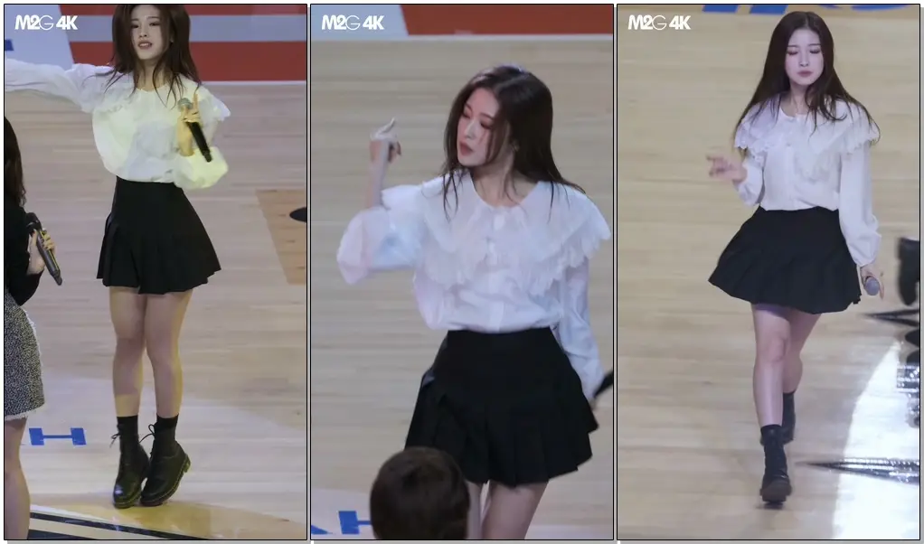 200119 #오마이걸 아린 ( 다섯번째 계절 ) KBL 올스타전 직캠 Fancam