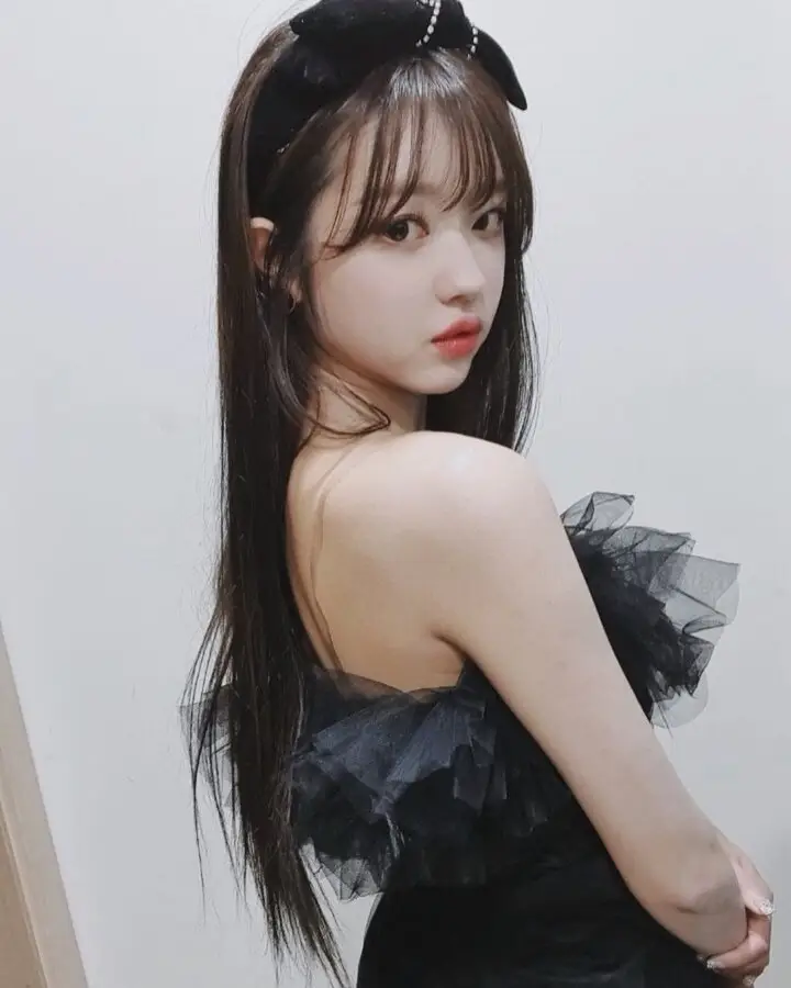 블랙 드레스 #오마이걸 유아