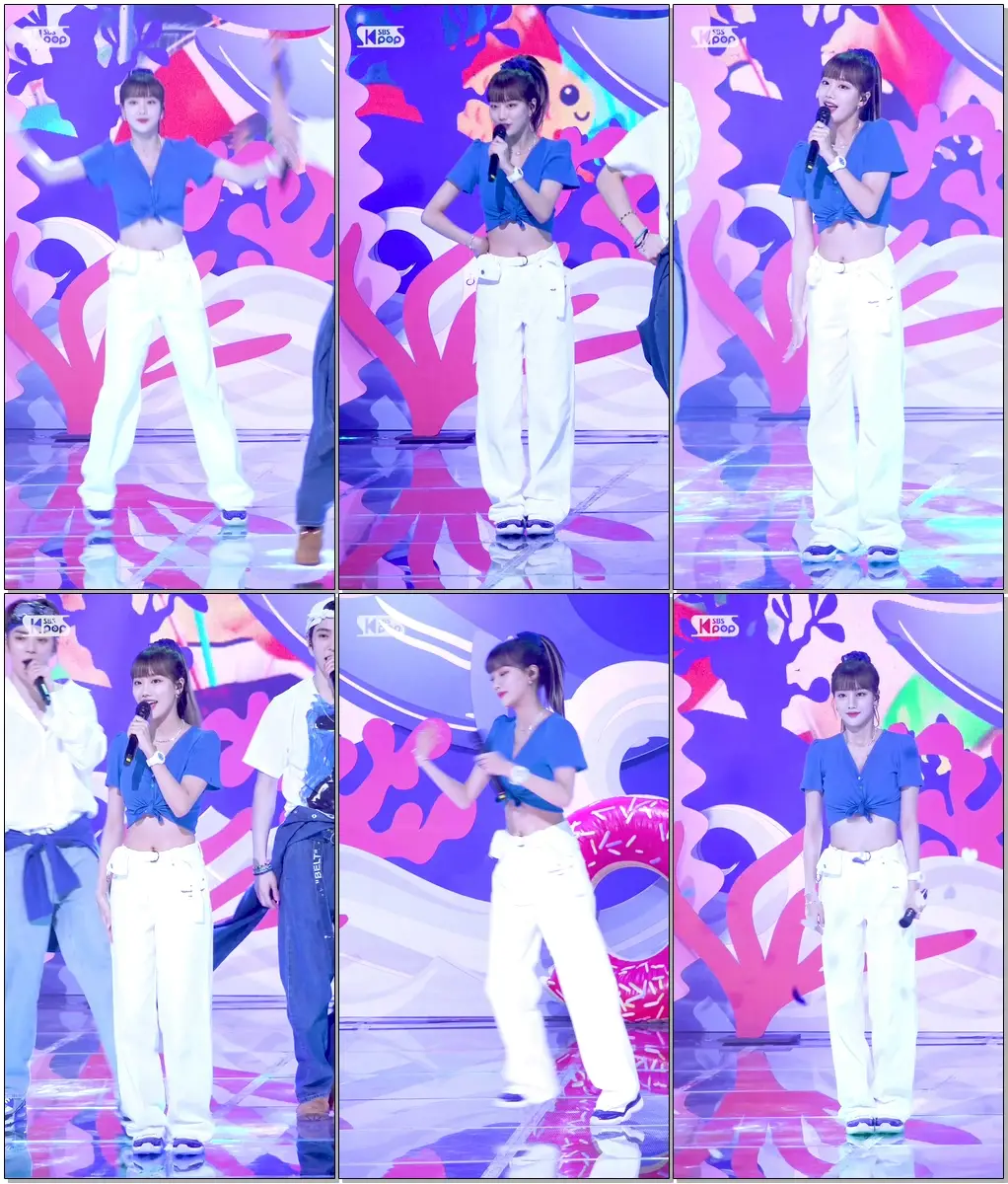 MC스페셜 나은 '바다' (MC SPECIAL NA EUN FanCam)│@SBS Inkigayo_2020.7.12