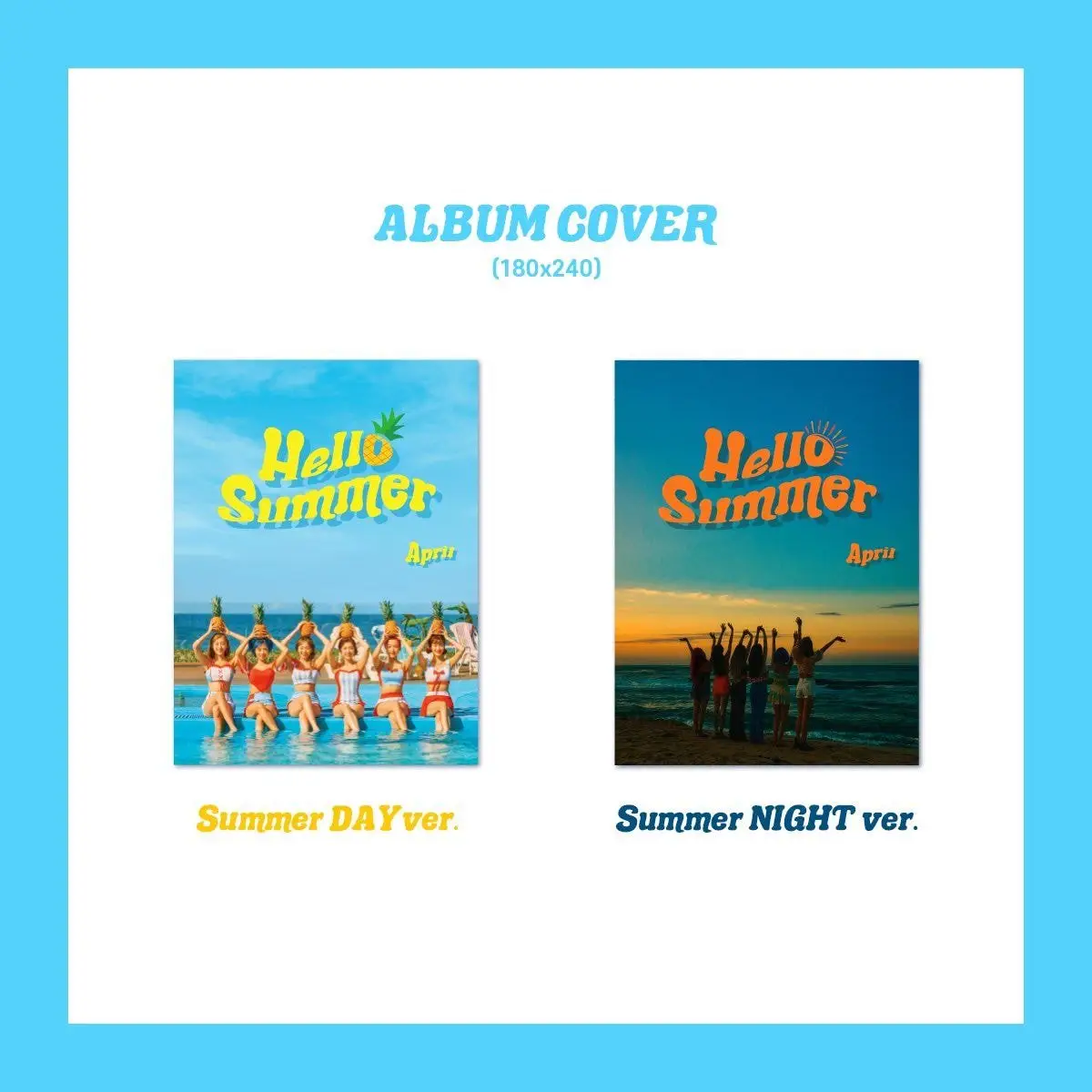 에이프릴(APRIL) Summer Special Album ‘Hello Summer’ 앨범패키지