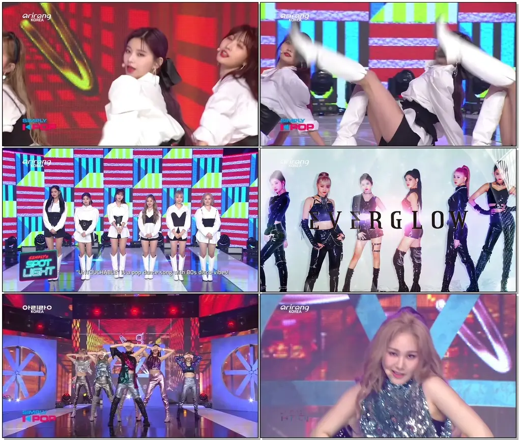 #EVERGLOW #UNTOUCHABLE #LADIDA [Simply K-Pop] EVERGLOW(에버글로우) - UNTOUCHABLE + LA DI DA