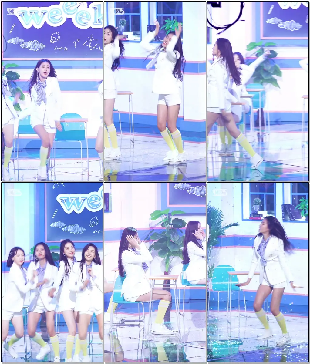 #위클리 먼데이 'Tag Me' (Weeekly MONDAY FanCam)│@SBS Inkigayo_2020.7.5