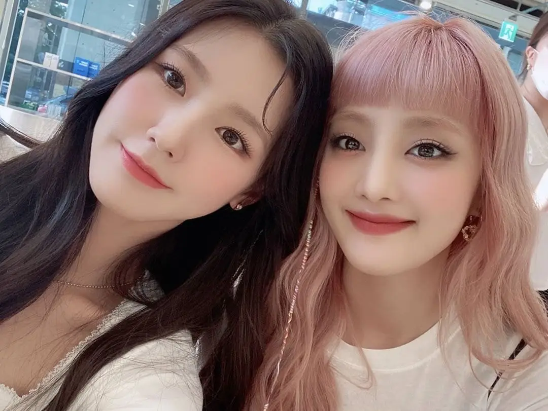 (여자)아이들 미연&민니 인스타