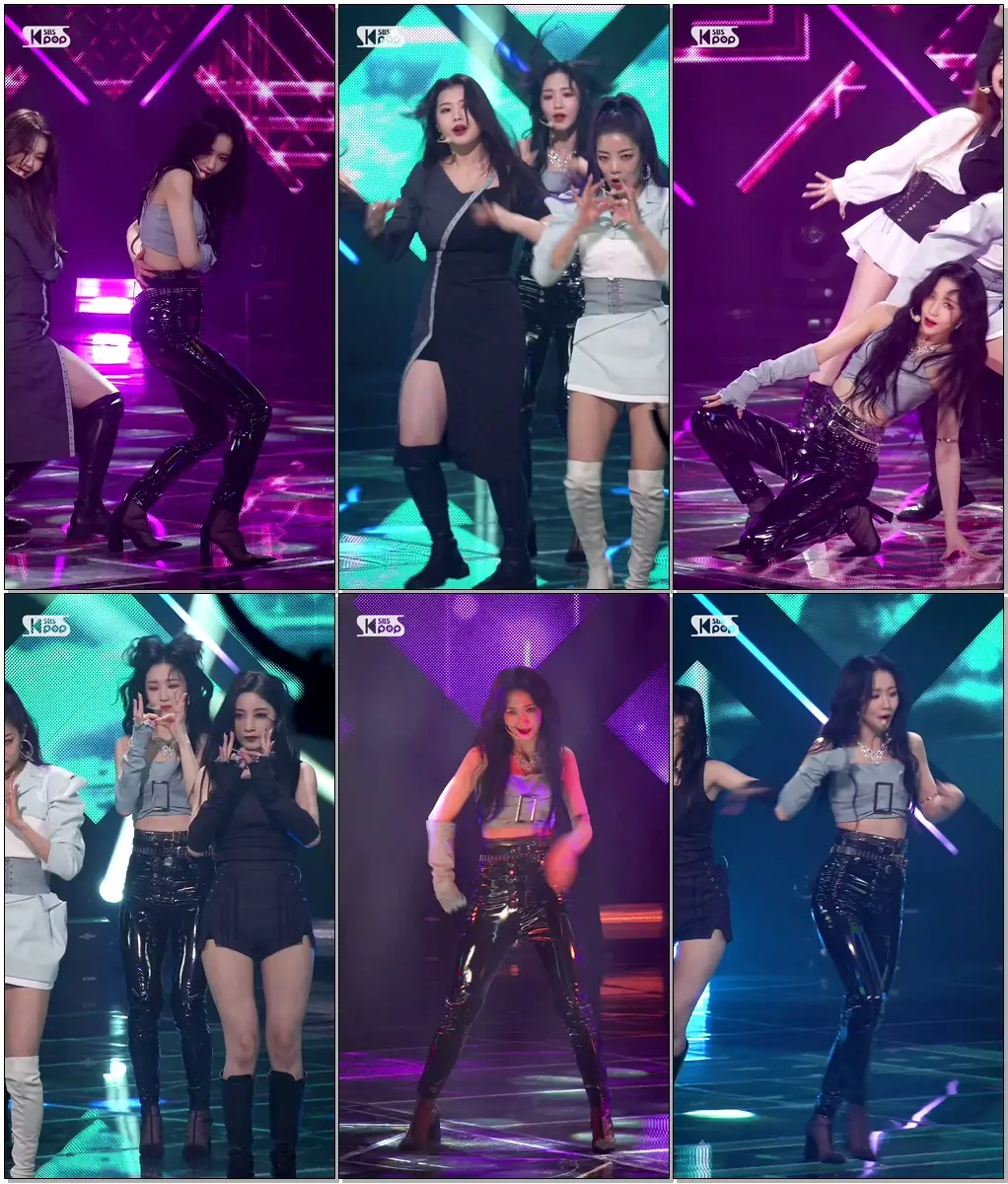 #퍼플키스 #Ponzona [안방1열 직캠] 퍼플키스 박지은 'Ponzona' (PURPLE KISS PARK JI EUN FanCam)│@SBS Inkigayo_2021.04.04