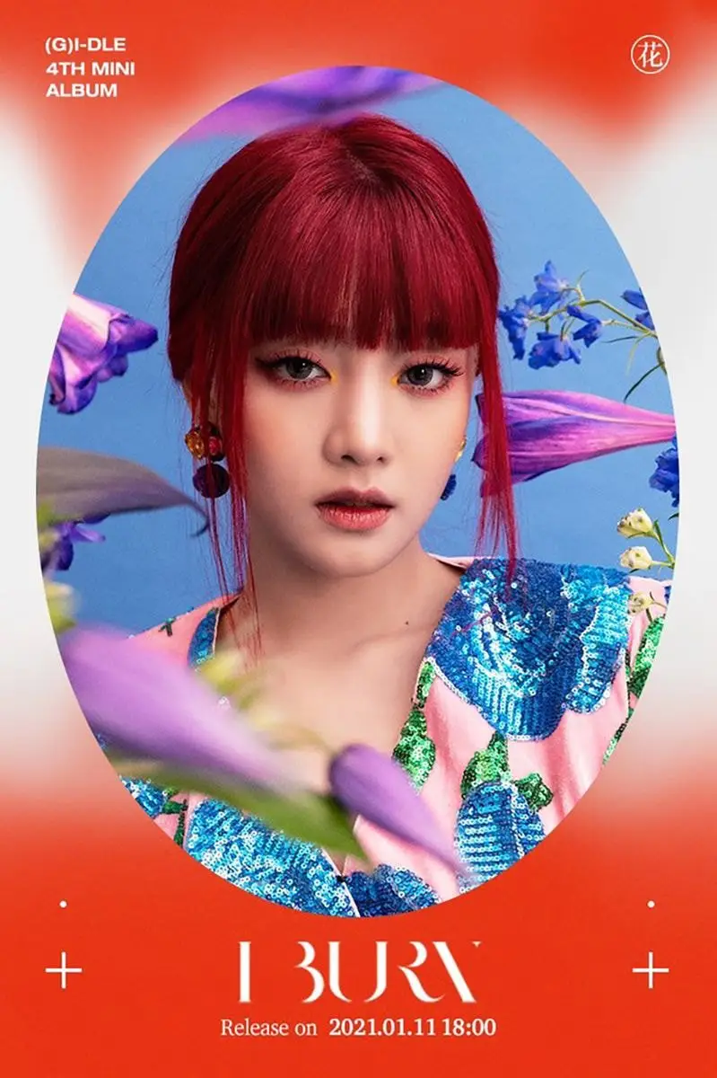 (여자)아이들 4th Mini Album [I burn] Concept Image 화(花)