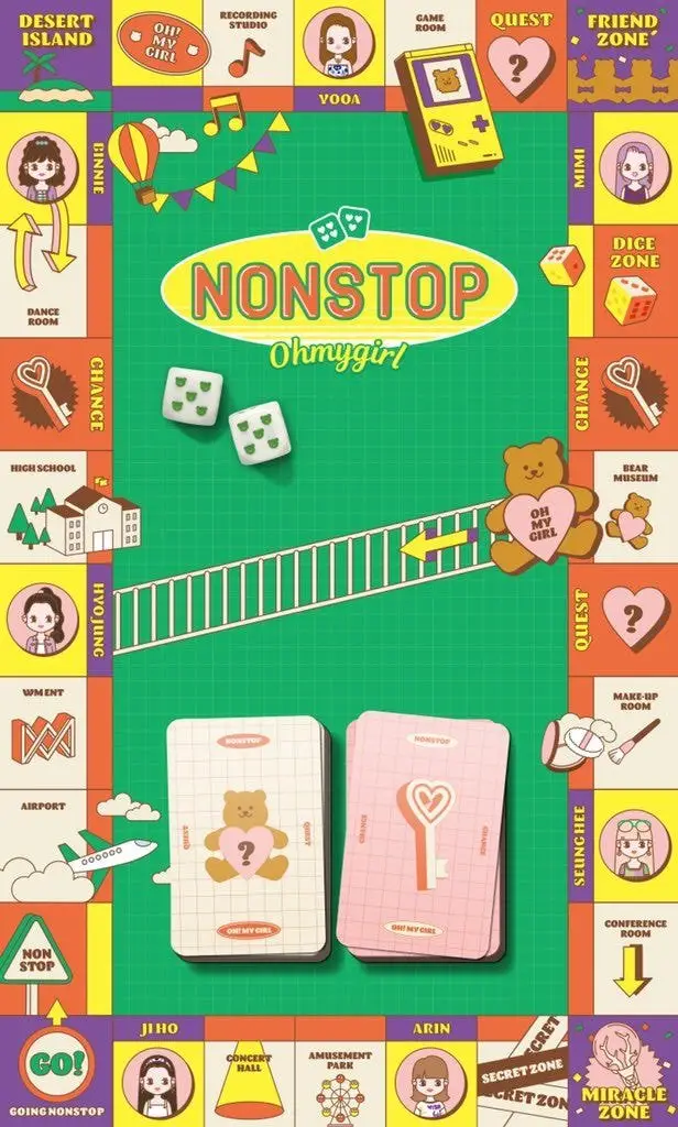 #오마이걸 7TH MINI ALBUM [NONSTOP] NONSTOP Game Scheduler Play ?? Are you ready? ?