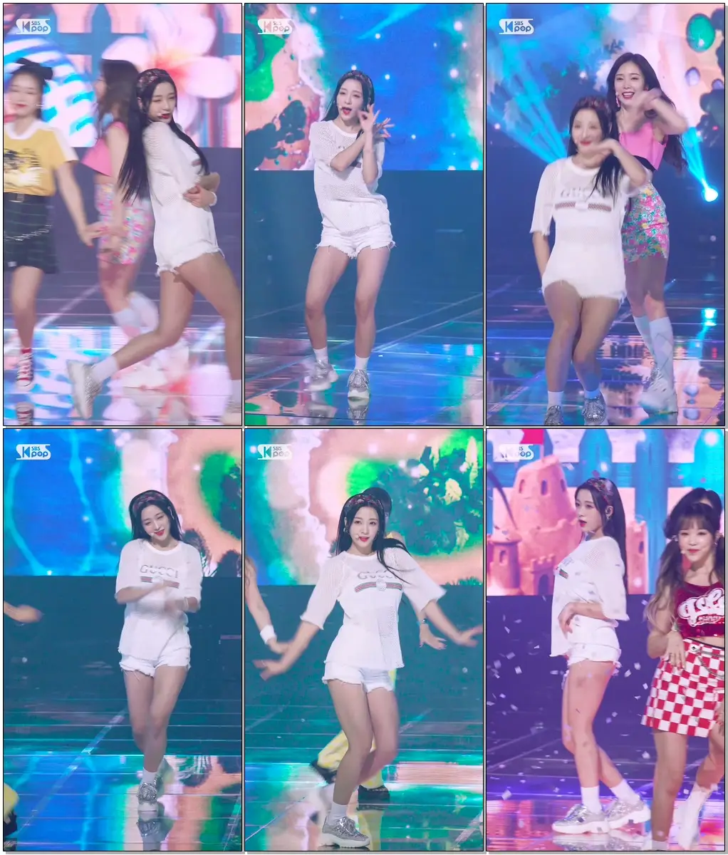 에이프릴 이진솔 'Now or Never' (April JINSOL FanCam)│@SBS Inkigayo_2020.08.16