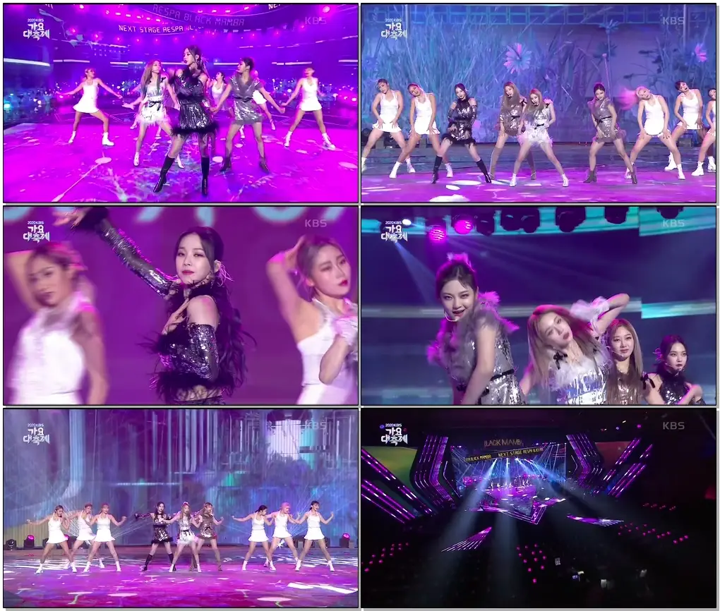 aespa - Black Mamba [2020 KBS 가요대축제] 20201218