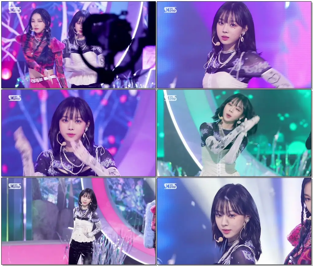 [페이스캠] 에스파 윈터 'Dreams Come True' (aespa WINTER FaceCam)│@SBS Inkigayo_2022.01.09.