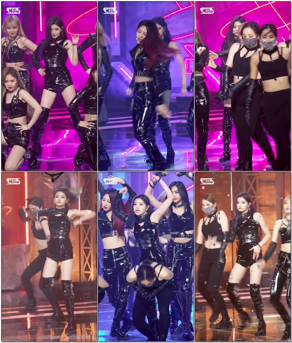 [안방1열 직캠] 에버글로우 이런 'LA DI DA' (EVERGLOW YIREN FanCam)│@SBS Inkigayo_2020.09.27