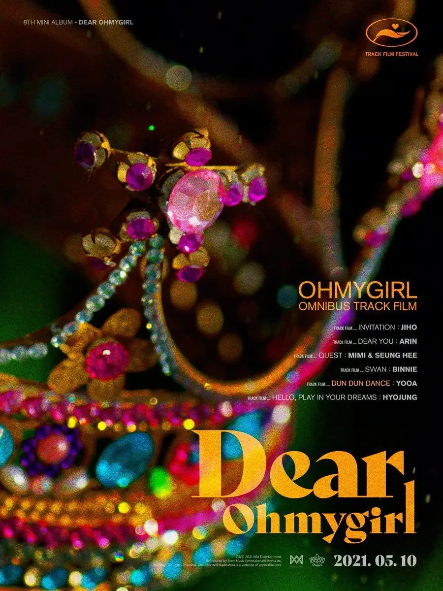 오마이걸 8TH MINI ALBUM [Dear OHMYGIRL] OMNIBUS TRACK FILM POSTER