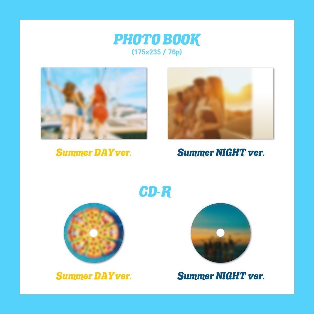 에이프릴(APRIL) Summer Special Album ‘Hello Summer’ 앨범패키지