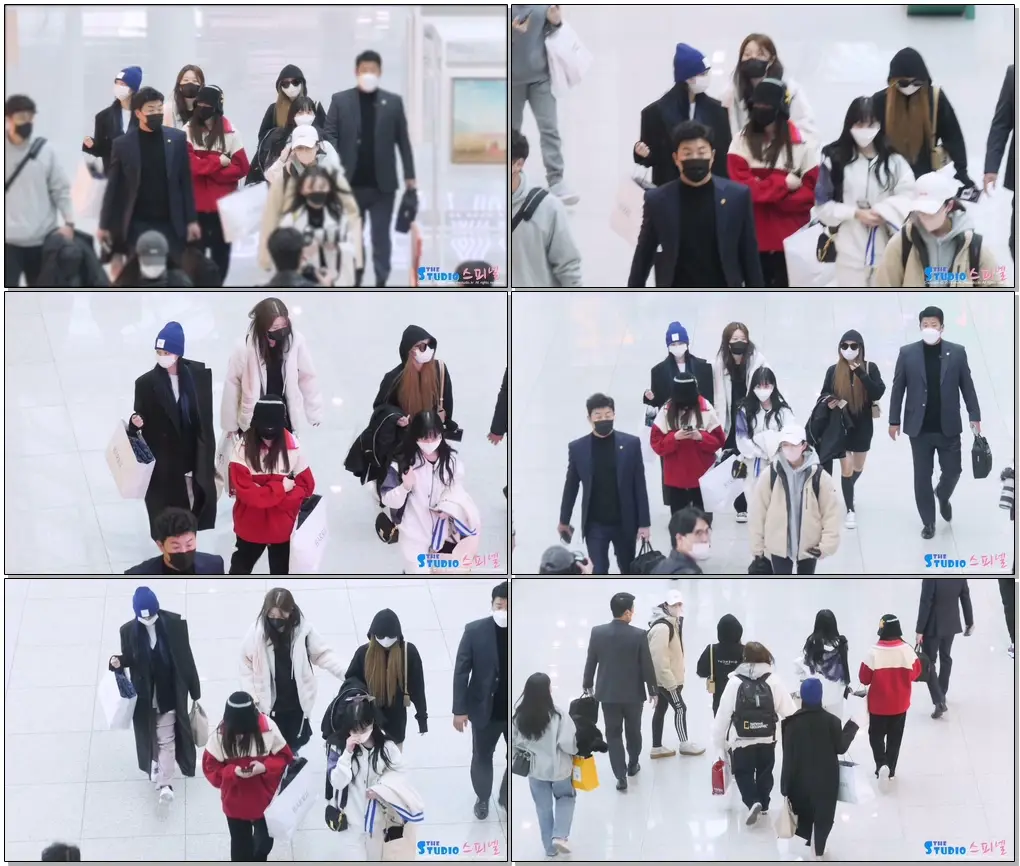 211121 에스파 출국 직캠 aespa departure fancam @ 인천공항